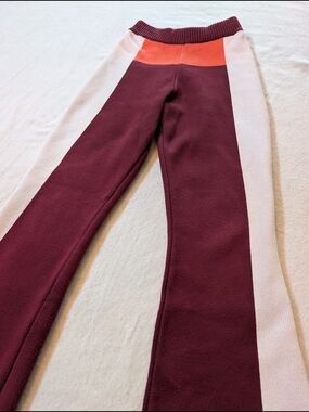 yllw Ryder Color block Cotton Knit Leggings